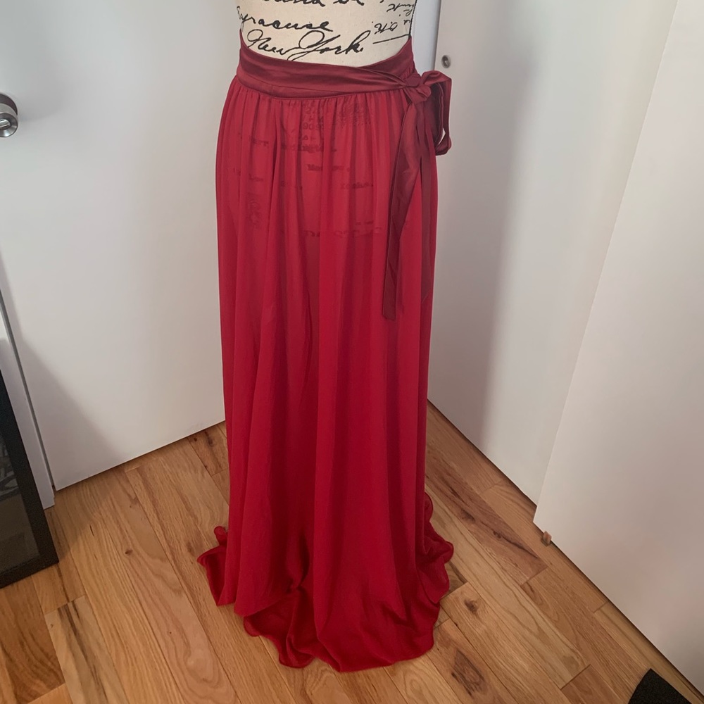 Mesh Maxi Skirt L